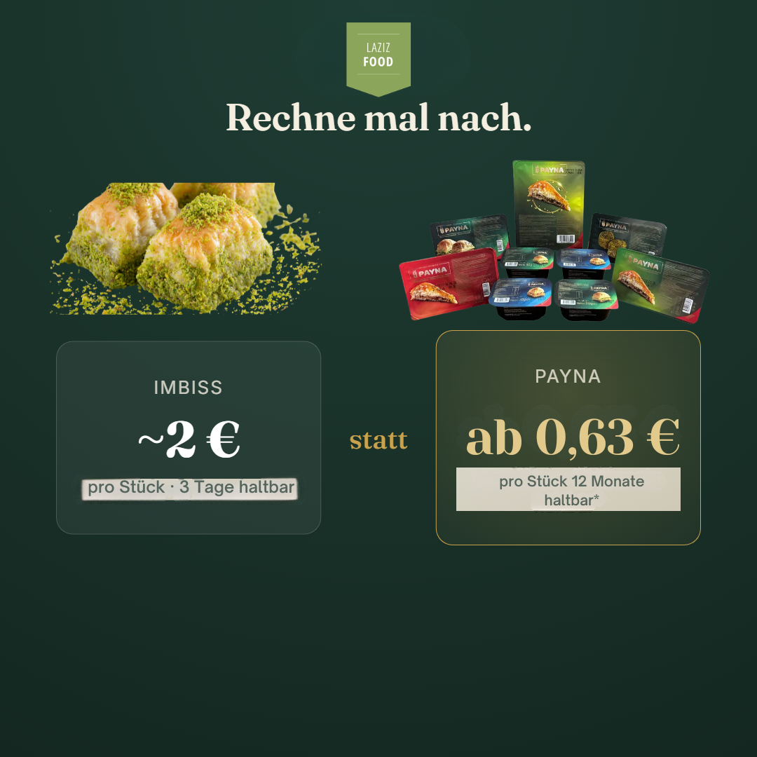 Geschenkbox – Baklava einzeln verpackt