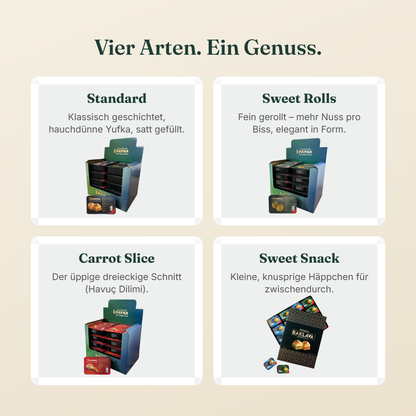 Geschenkbox – Baklava einzeln verpackt